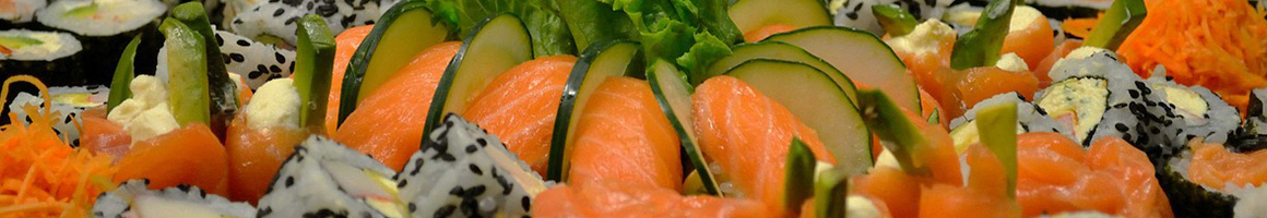 Eating Japanese Sushi at KUMO Sushi Lounge restaurant in Scarsdale, NY.
